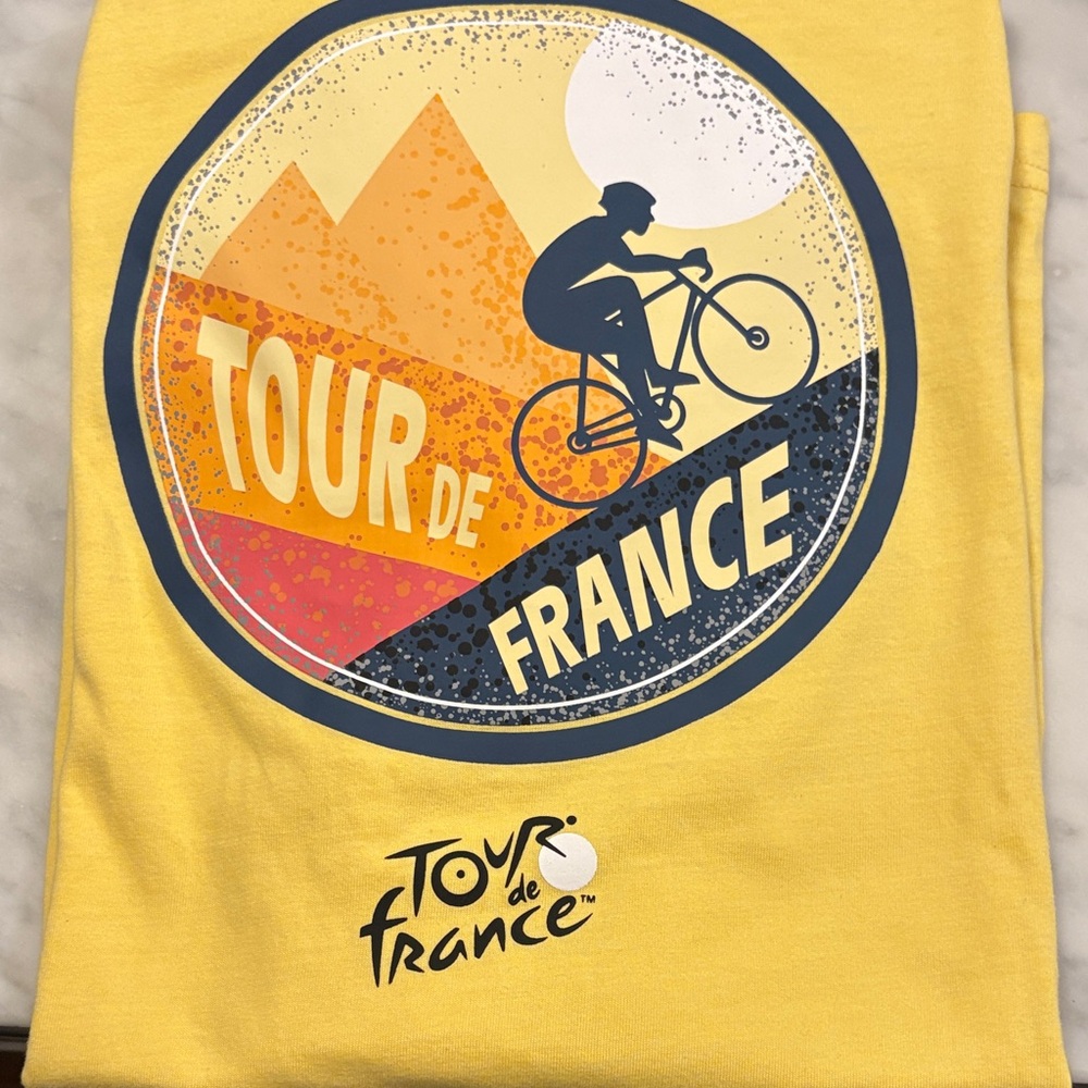 Tour de France Yellow Graphic Tee official 2024